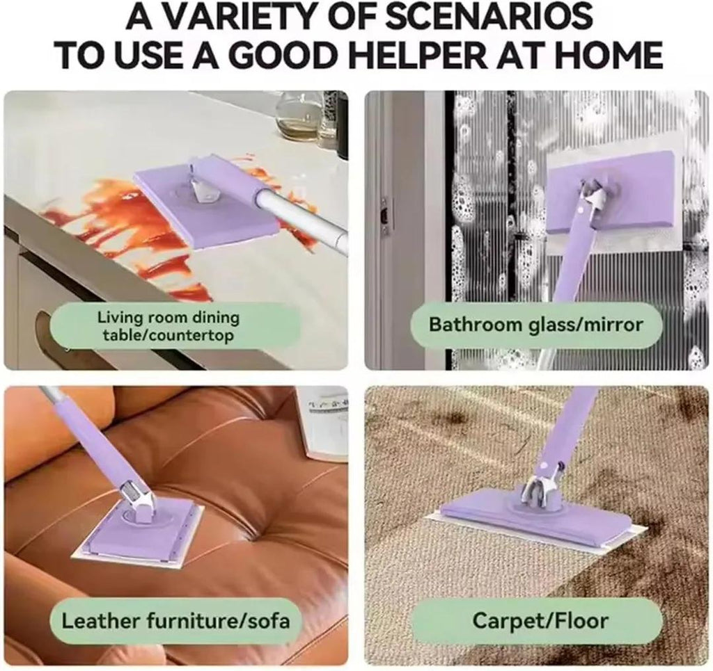Foam Cleaning Brush With Cotton Tissue