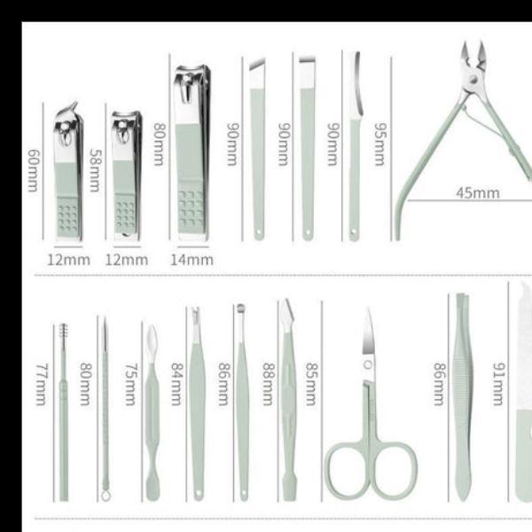 Stainless Steel Mani Pedi Kit